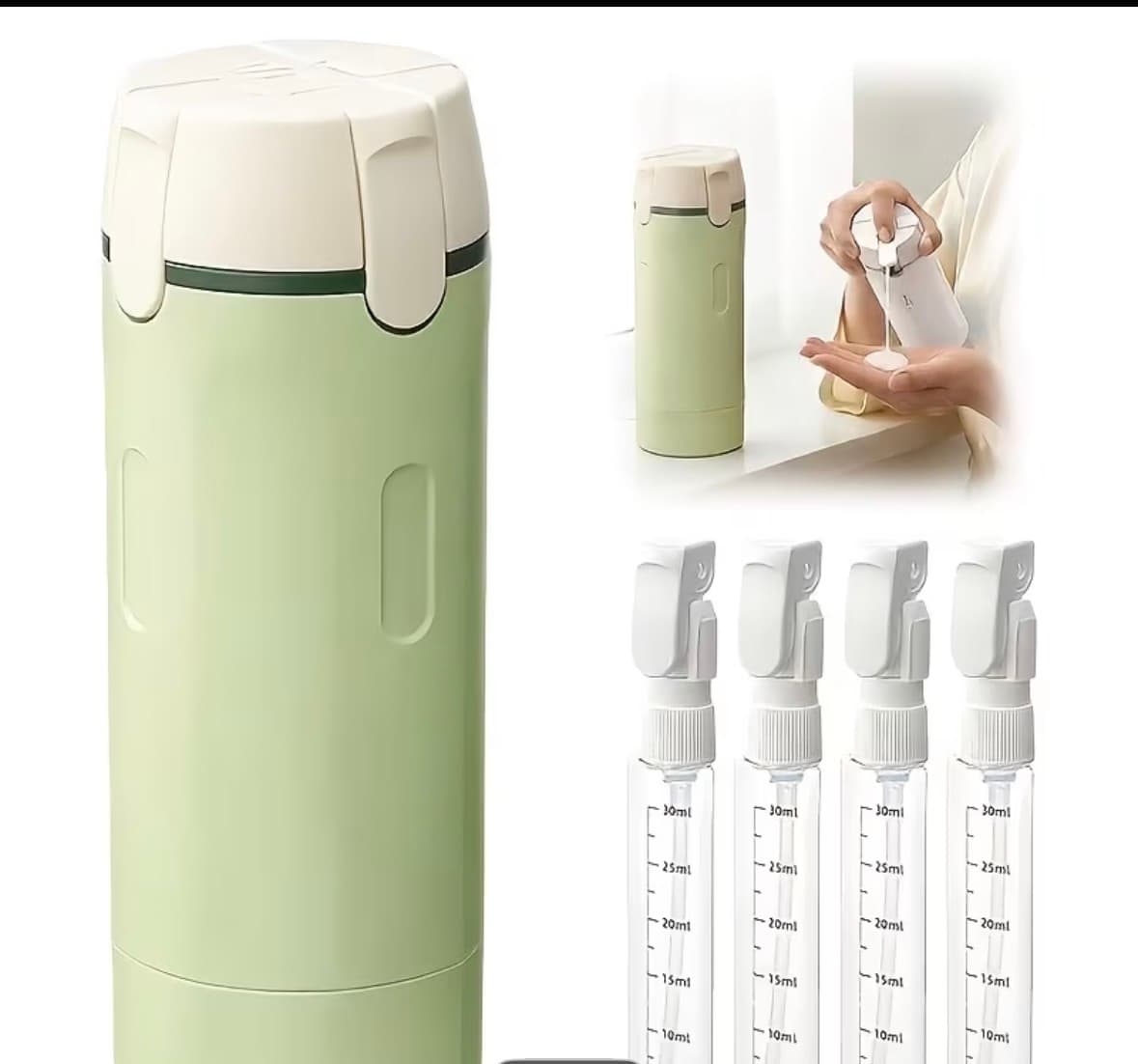 4in1 travel dispenser bottle