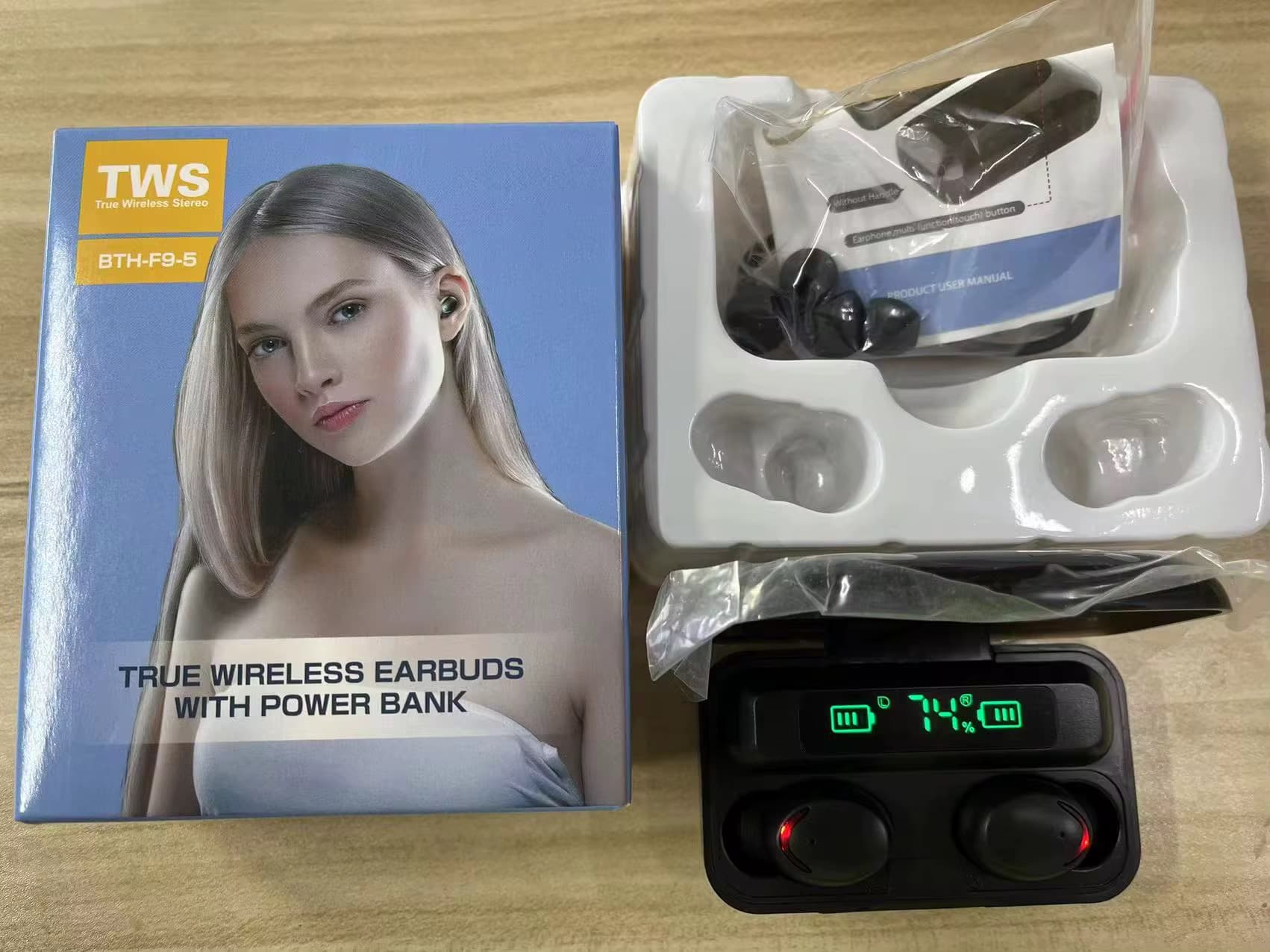 TWS F9 wireless Earbuds