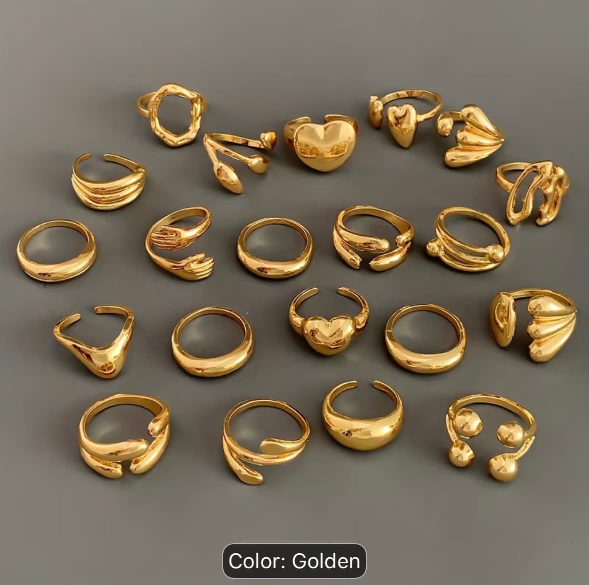 Exaggerated ring set 2